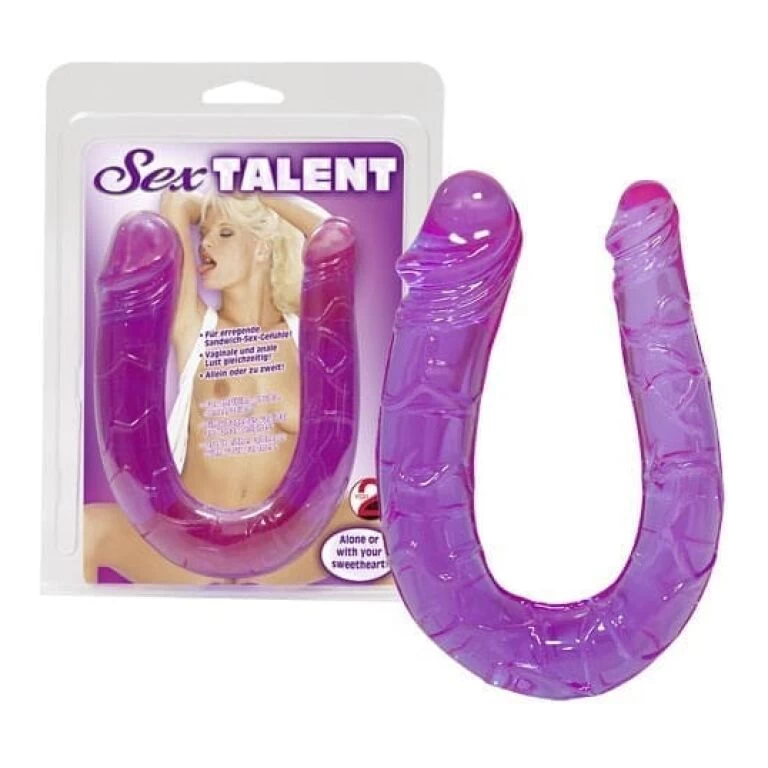 Dildo Double Sex Talent Purple