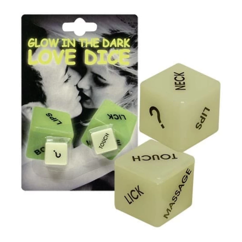 Zara Glow in the Dark Love Dice