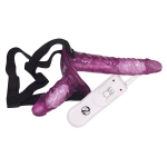 Strap-On Vibrating Strap-on Duo Purple