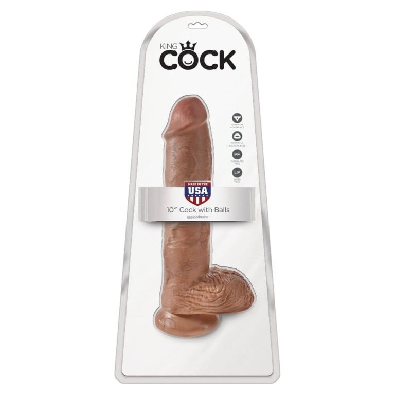 King Cock 10 inch Balls