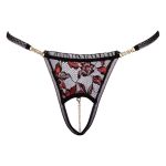 Tanga Crothless me gure kuqe s/m - Figura 7
