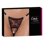 Tanga Crothless me gure kuqe s/m - Figura 2