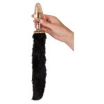 Anal plug glass plug with tail - Figura 3