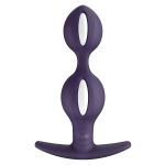 Plug anal B Balls Duo (Violet&bardhe) - Figura 1