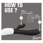 Vibrator Rabbit Teazers Black - Figura 3