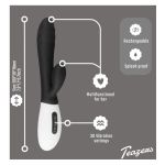 Vibrator Rabbit Teazers Black - Figura 9