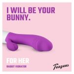 Vibrator Rabbit Teazers Realistic Purple - Figura 12