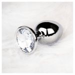 Anal Plug Large Silver Diamant - Figura 6