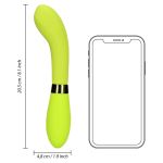 Vibrator Silikoni G-Spot Lime - Figura 8