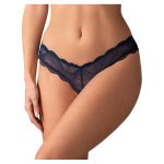 Crotchless Thong Nightly Blue XS/S - Figura 1