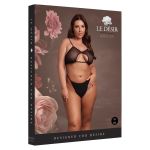 Keyhole Mesh Bra Plus Size - Figura 5