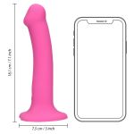 Dildo Me Vibrim Medium Pink - Figura 8