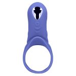 Vibrating Cockring with Clit Stimulation Blue - Figura 7