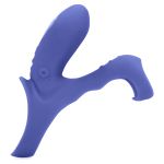 Vibrating Cockring with Clit Stimulation Blue - Figura 6