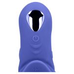 Vibrating Cockring with Clit Stimulation Blue - Figura 4