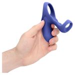 Vibrating Cockring with Clit Stimulation Blue - Figura 3