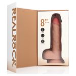 Vibrating and Rotating Straight Cock with Balls 20.5 cm - Figura 6