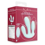 Vibrator Silikoni Three-In-One Liquid Breezy Blue - Figura 2