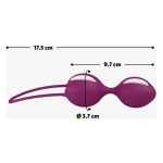 Anal Plug Duo Balls Purple - Figura 6