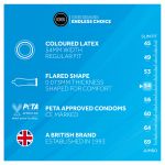 Prezervativë EXS Black Latex 12 PC - Figura 4