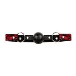 Lace & Leather Look - 8 Piece Bondage Set - Red - Figura 5