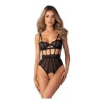 Bodysuit Open Crotch – Black S/M - Figura 1