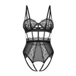 Bodysuit Open Crotch – Black S/M - Figura 7