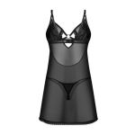 Chemise & Thong – Black S/M - Figura 2