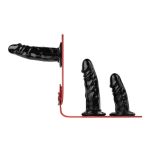 Strap-On Harness Triple Dildo - Figura 4