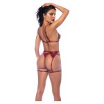 Three Piece Bra Set - S Wine Red - Figura 2