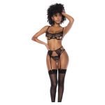 Three Piece Open Cup Bra Set L/XL - Figura 1