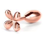 Anal Plug Clover Rose Gold - Figura 4