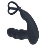 Dual Vibrating Remote Rotating Head Silicone Prostate Stimulator with Cock and Ball Ring - Figura 5