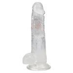 LED Vibrating Straight Cock with Balls 20cm - Figura 3