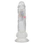 LED Vibrating Straight Cock with Balls 20cm - Figura 4