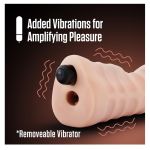 Nicole Vibrating Stroker Beige - Figura 10
