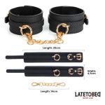 Weaving patterns ankle cuff Black - Figura 11