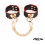 Ankle cuff Black & Red - Figura 3