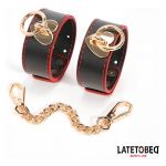 Ankle cuff Black & Red - Figura 1