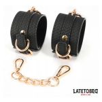 Weaving patterns ankle cuff Black - Figura 1