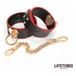 Ankle cuff Black & Red - Figura 8