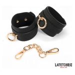 Weaving patterns ankle cuff Black - Figura 8