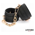 Weaving patterns ankle cuff Black - Figura 9