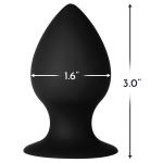 Anal Plug Rattler Cone Small Black - Figura 3