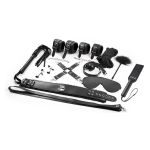 Bondage Set with 11 Pieces Black clave 24 - Figura 1