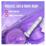 Dildo Glamor Sparkling Clear - Figura 11