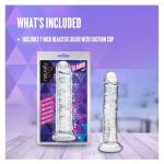 Dildo Glamor Sparkling Clear - Figura 12