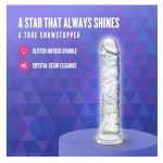 Dildo Glamor Sparkling Clear - Figura 6
