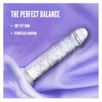 Dildo Glamor Sparkling Clear - Figura 7