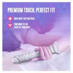 Dildo Glamor Sparkling Clear - Figura 8